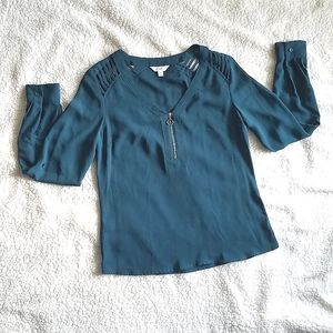Small Deep Teal Candie's Blouse